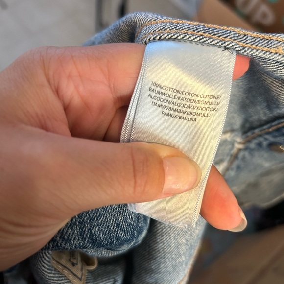 Polo Ralph Lauren Vintage Distressed American Flag Denim Jacket - Picture 5 of 5